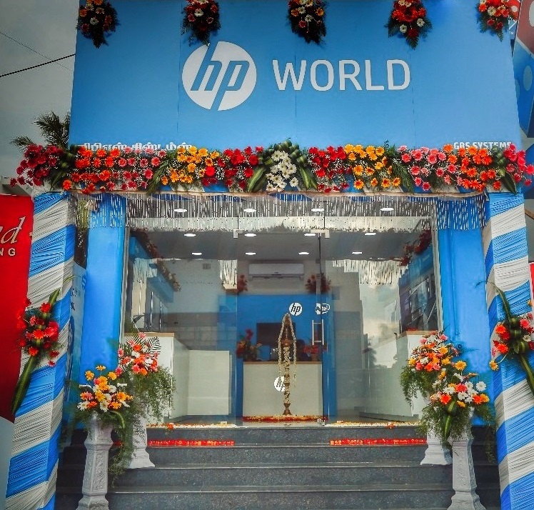 hp showroom in omr