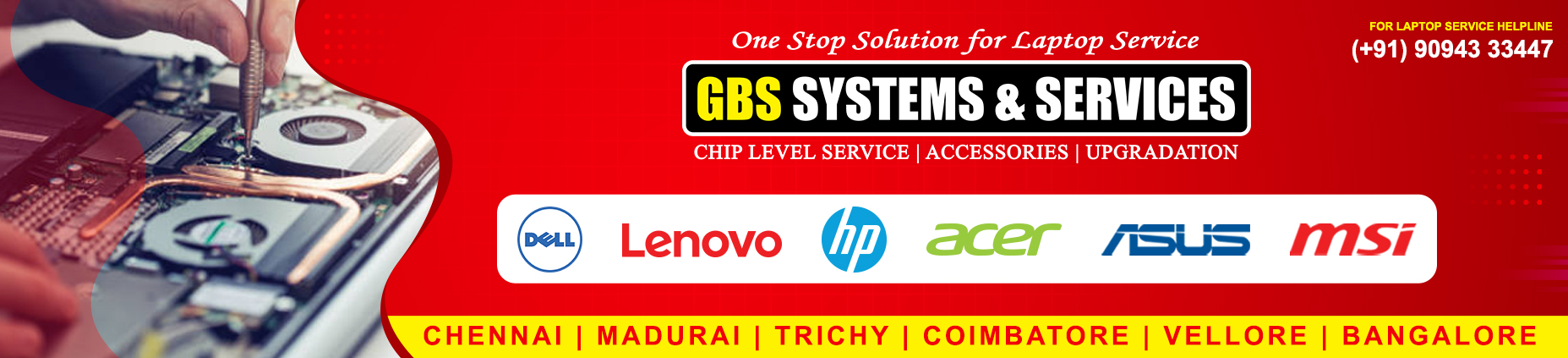 laptop service center in chrompet